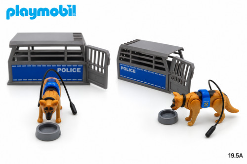 Playmobil 6878 cane - cane, poliziotto
