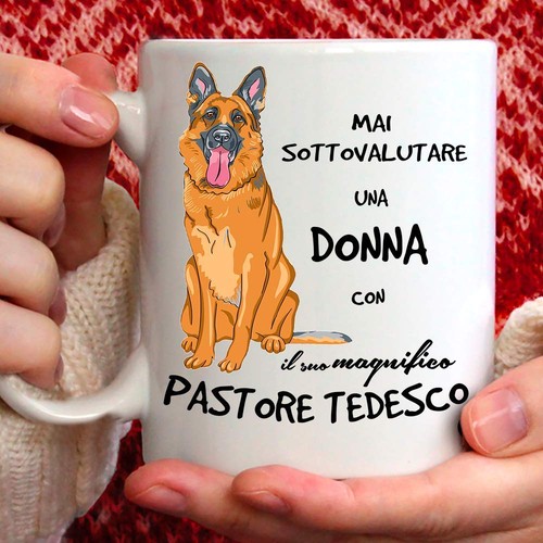 Tazza cane pastore tedesco - cane,