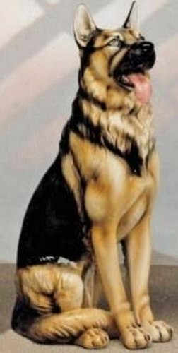 Statua cane pastore tedesco - cane, in